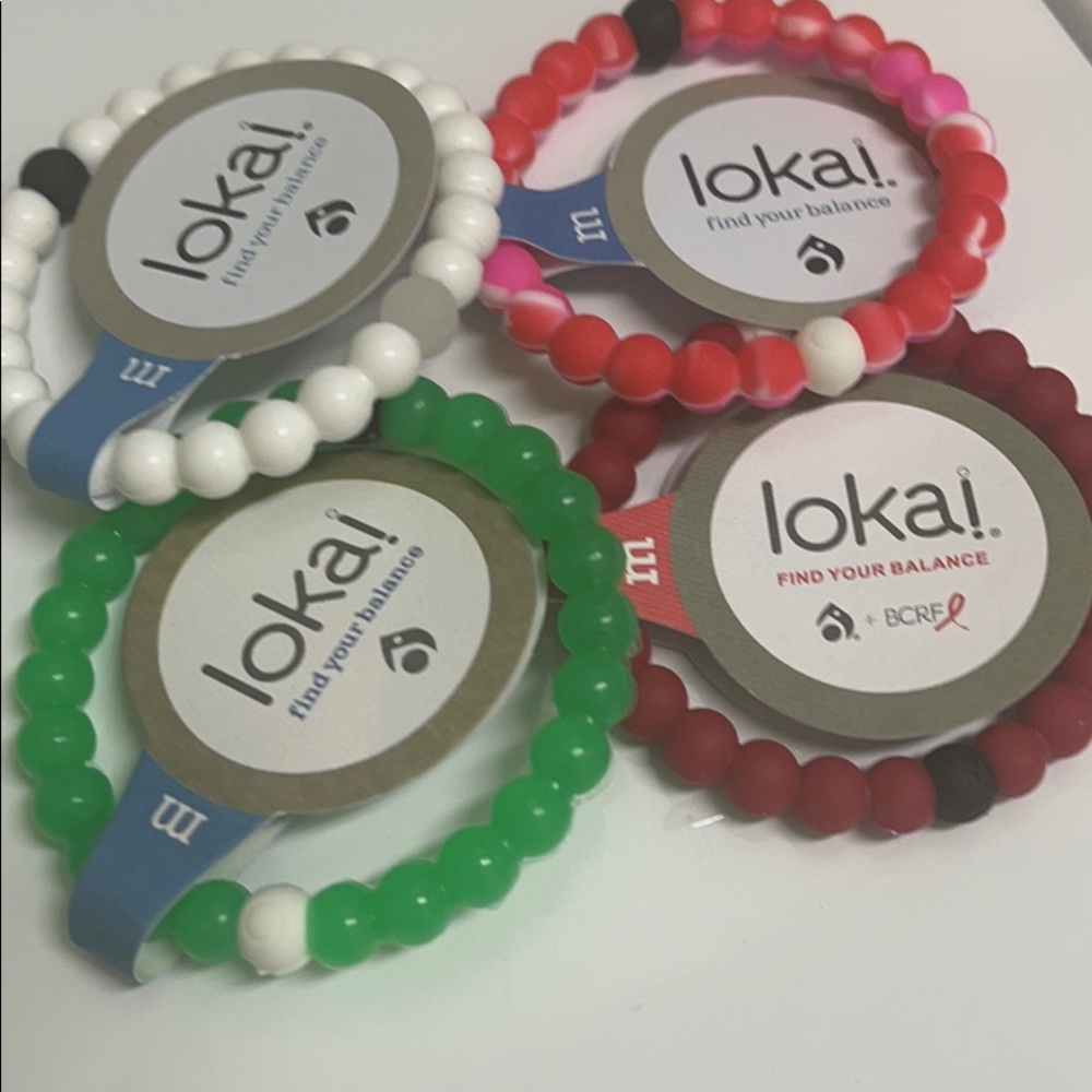 Set of 4 Lokai bracelets